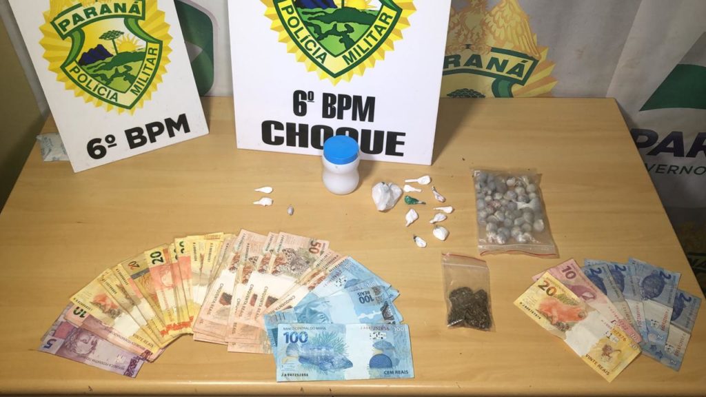 Pelotão de Choque detém sete pessoas e apreende drogas no Bairro Floresta