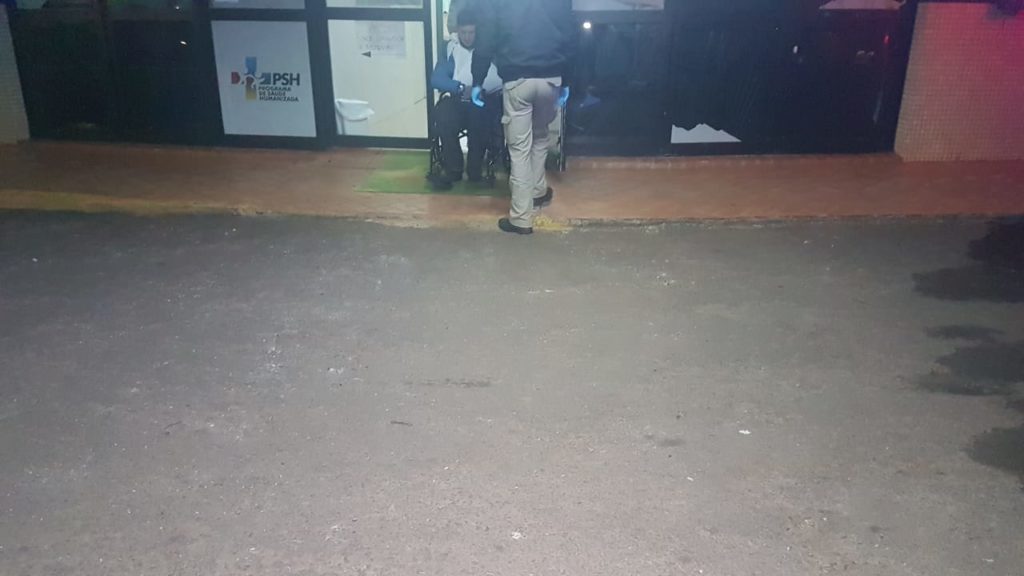 Motociclista sofre queda no Bairro Alto Alegre e precisa ser socorrido