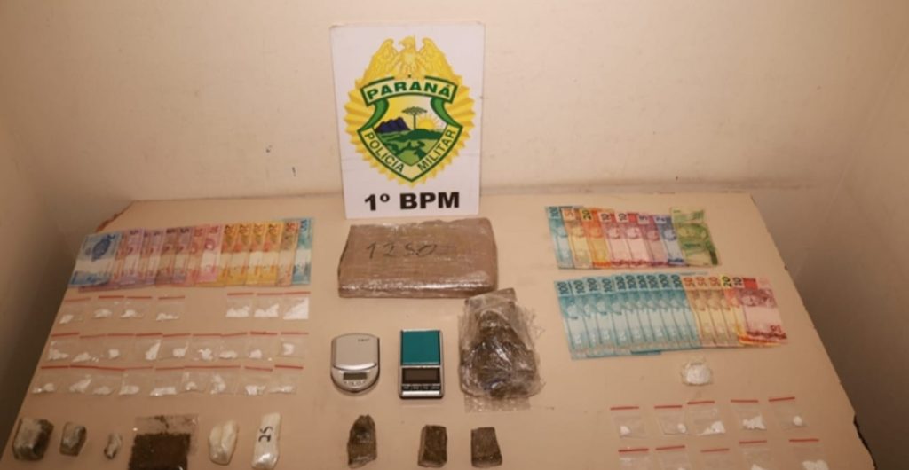 Choque apreende drogas e prende quatro pessoas em Ponta Grossa