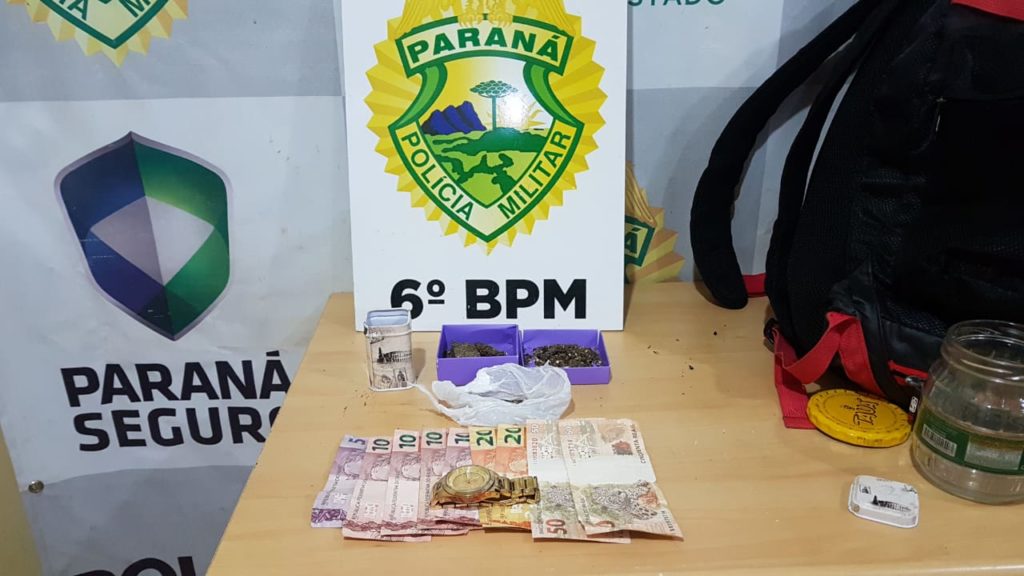 Tráfico de drogas: três pessoas são detidas em ação da Polícia Militar