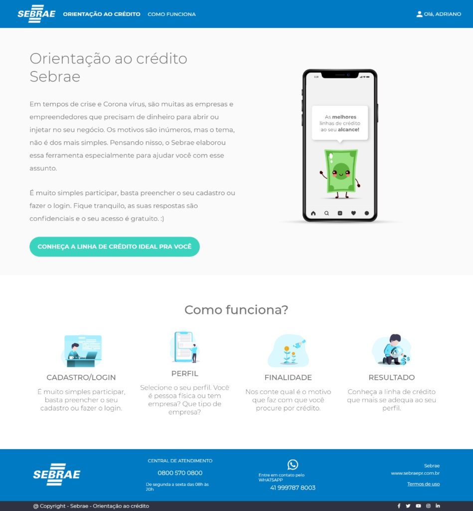 Ferramenta online indica linhas de crédito de acordo com o perfil de cada empresa