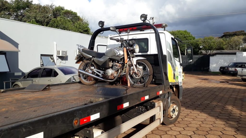 Motocicleta que havia sido furtada é recuperada pela Polícia Militar