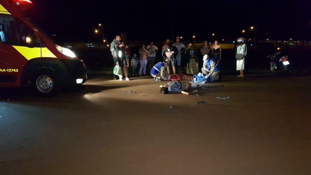 Duas pessoas ficam feridas em colisão de trânsito no Riviera