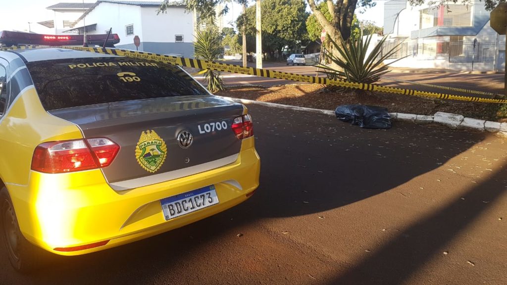 Homem é encontrado morto na Avenida Guaíra, no Cancelli