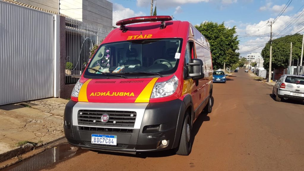 Garotinha de oito anos é socorrida no Bairro Novo Milênio