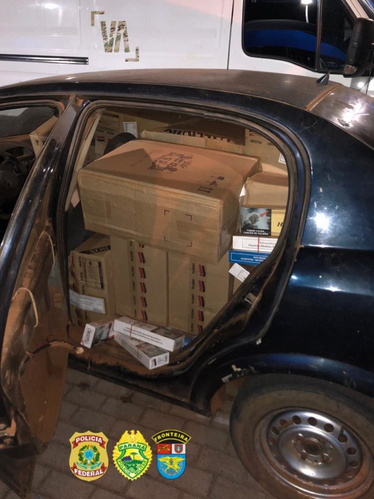 Operação Hórus: carro e carga avaliada em R$ 80 mil são apreendidos pela Polícia