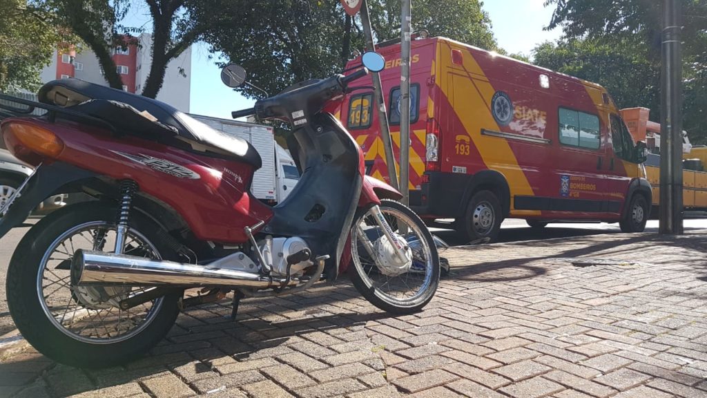 Acidente é registrado no Centro de Cascavel