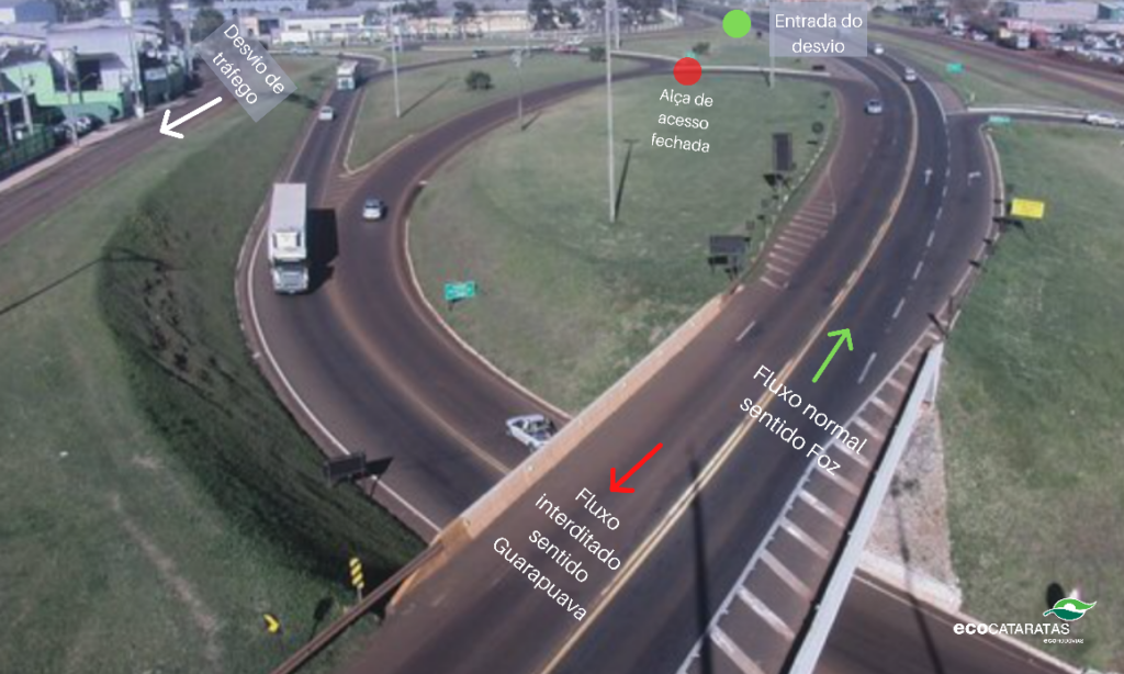 Obra será realizada na pista da BR-277 em Cascavel
