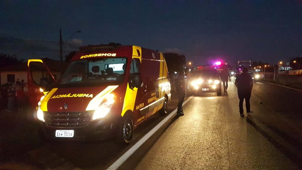 Mulher morre ao ser atropelada por carro BR-467, em Sede Alvorada