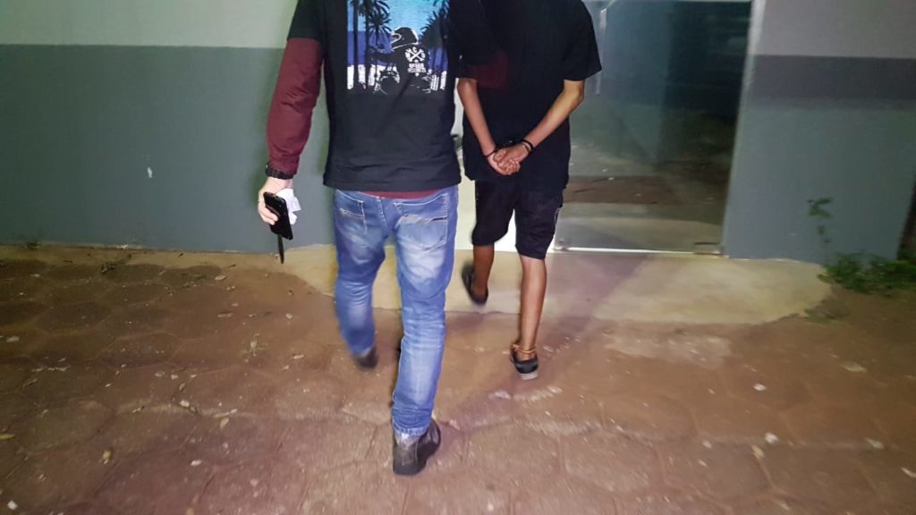 Suspeito de autoria das facadas que feriram jovem no Tarumã é detido pela Delegacia de Homicídios