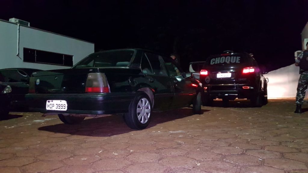 Monza furtado é localizado pela equipe do Choque da PM