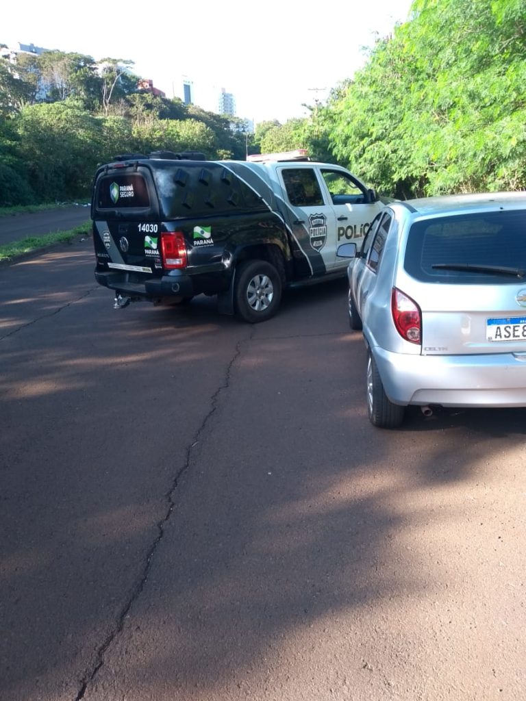 Polícia Civil recupera carro que havia sido roubado em Foz do Iguaçu