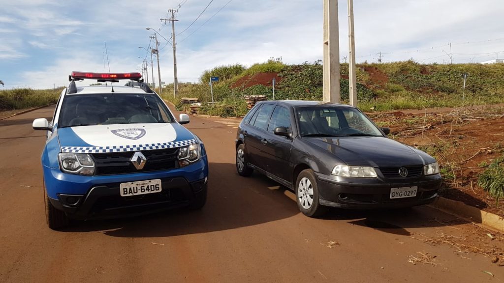 Gol com registro de furto é localizado pela Guarda Municipal