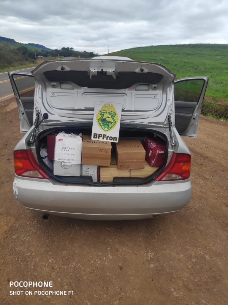 BPFRON realiza a apreensão de bebidas contrabandeadas da Argentina
