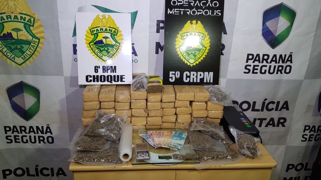 Operação Metrópolis: quatro são detidos e quase 35 kg de maconha apreendidos no Bairro Neva