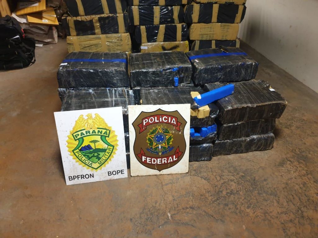 Operação Hórus: meia tonelada de maconha é apreendida em Guaíra