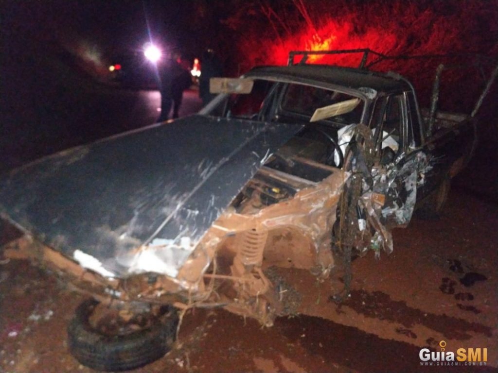 Acidente na PR-497 deixa homem gravemente ferido em São Miguel do Iguaçu