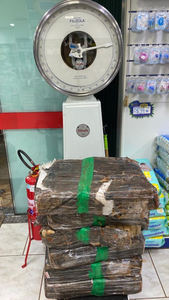 PRF apreende maconha na Unidade Operacional de Laranjeiras do Sul