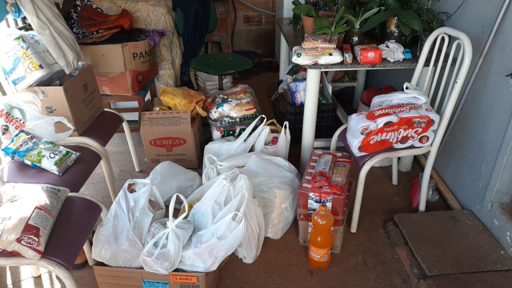 Pioneiros: família recebe diversas doações de alimentos e agradece a todos que ajudaram