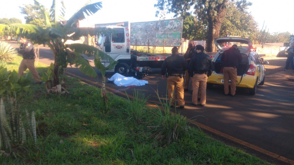 Motociclista morre em acidente na Avenida das Laranjeiras, em Londrina
