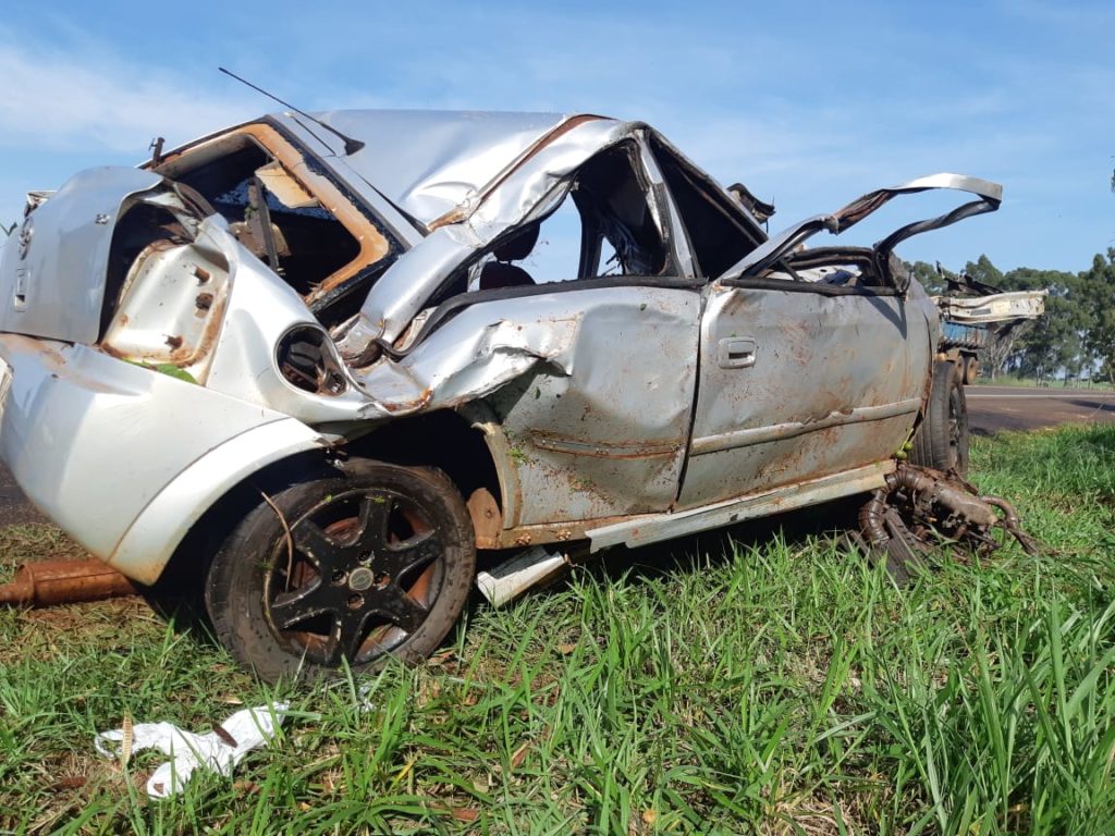 Homem morre em grave acidente na BR-272, em Francisco Alves