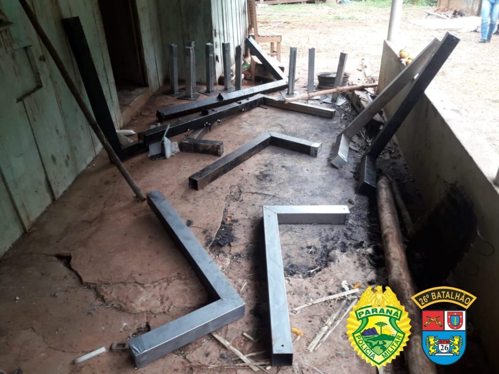 PM apreende artefatos explosivos em Tibagi