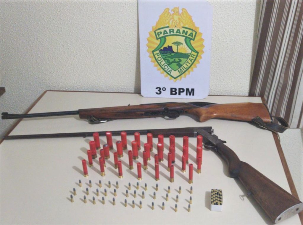 ROTAM detém dupla e faz apreensão de armas e munições em Palmas