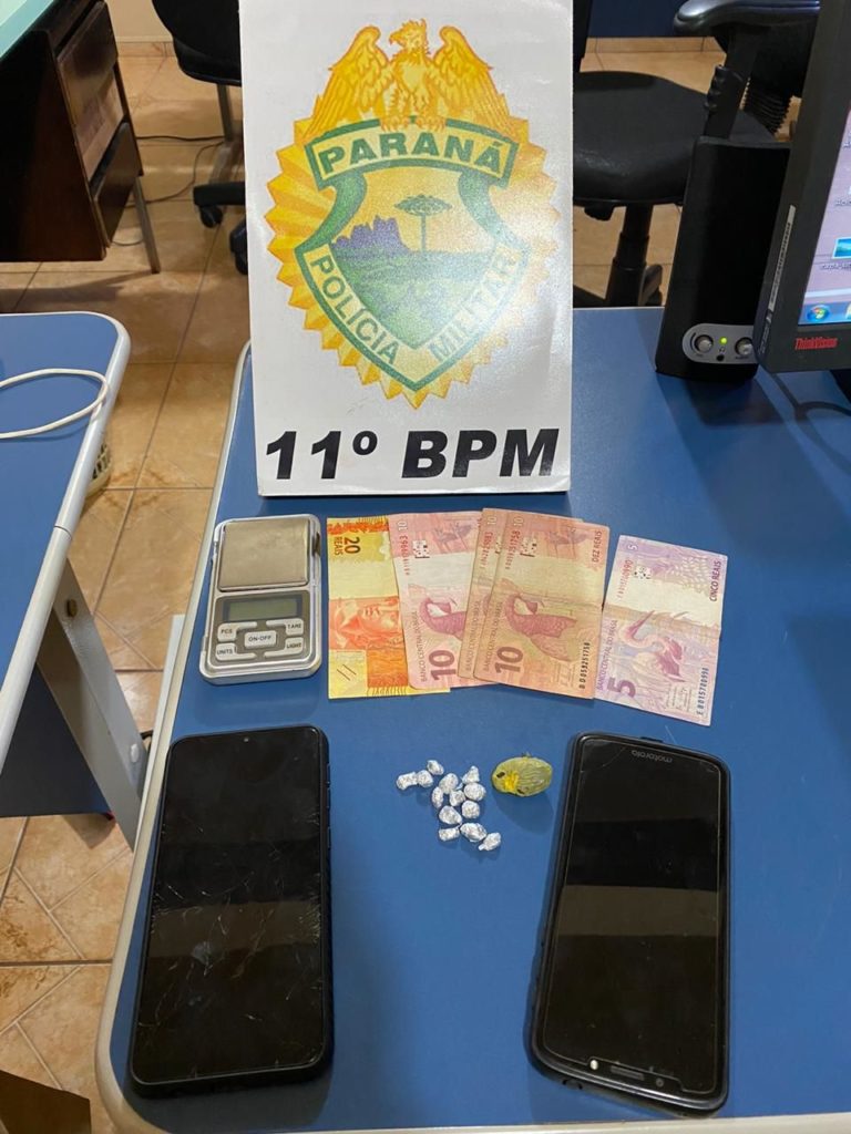 Dupla é detida por envolvimento com o tráfico de drogas em Engenheiro Beltrão
