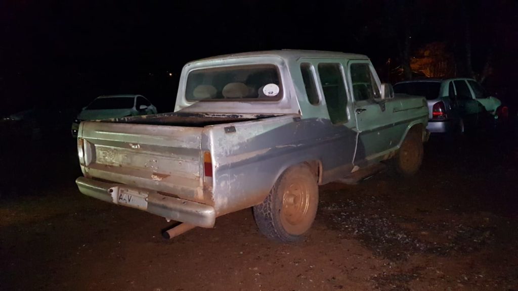 Caminhonete furtada em Braganey é recuperada pelo Choque em Cascavel