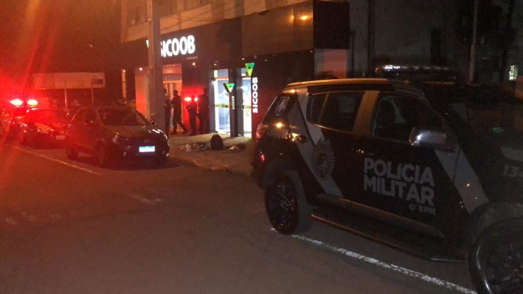Tentativa de furto é registrada em agência bancária de Cascavel