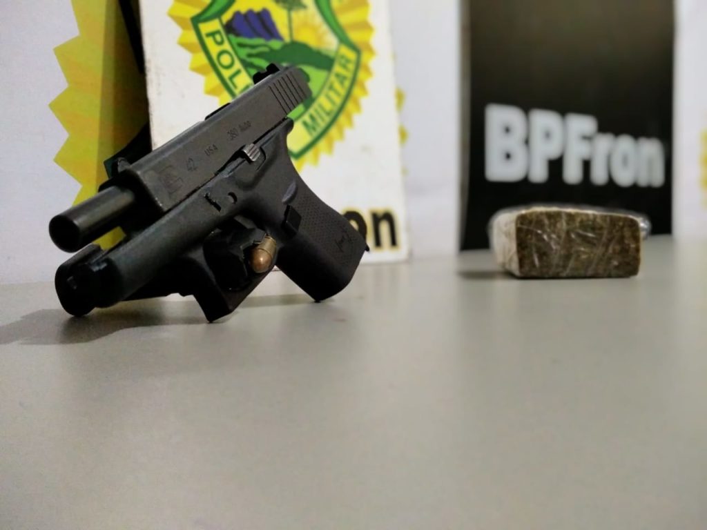 Arma e munições são apreendidas em Guaíra
