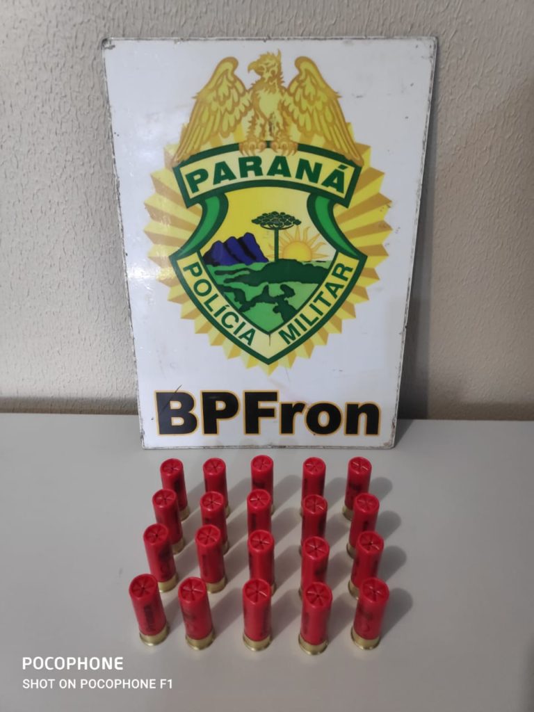 BPFron prende homem que transportava munições ilegais em Barracão