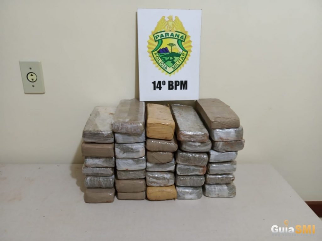 PM localiza cerca de 18 kg de maconha em porto clandestino no Lago de Itaipu, em Itaipulândia