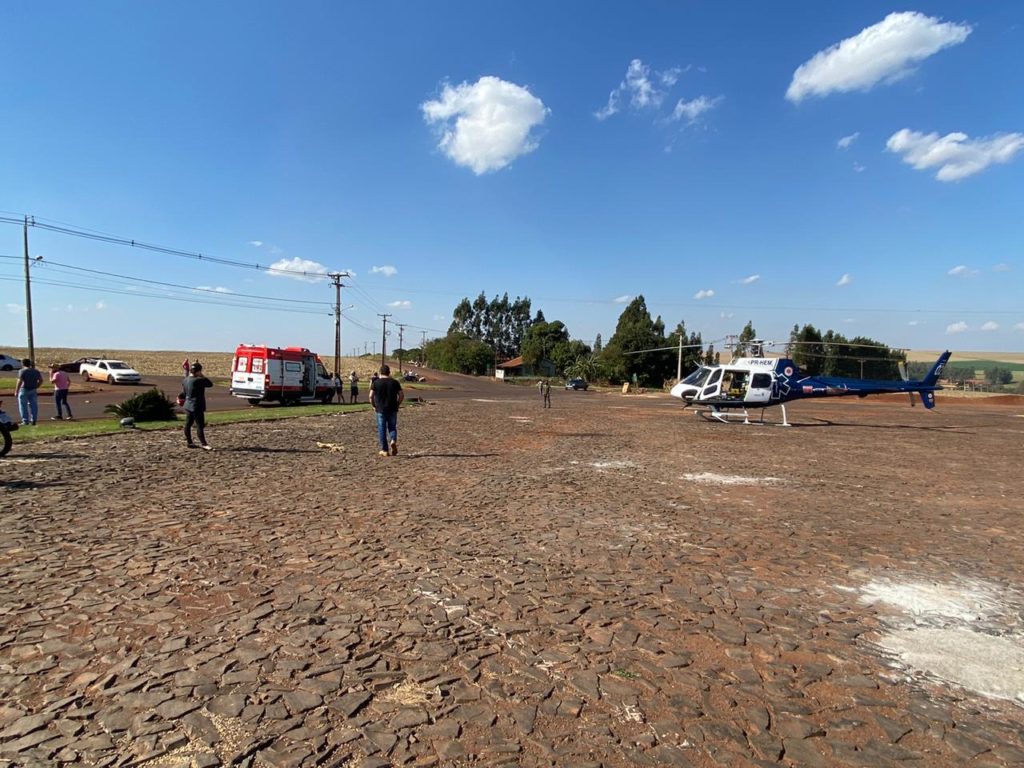 Mulher tem lesões graves em acidente em Tupãssi
