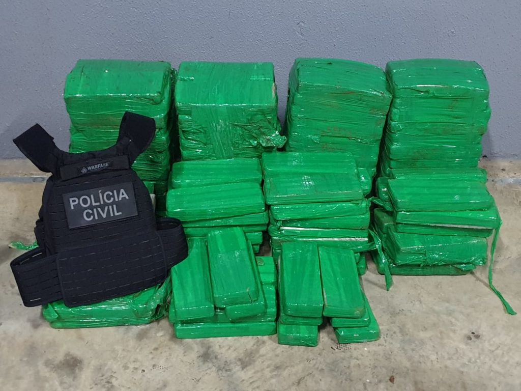 Denarc apreende 150 kg de maconha em Laranjeiras do Sul