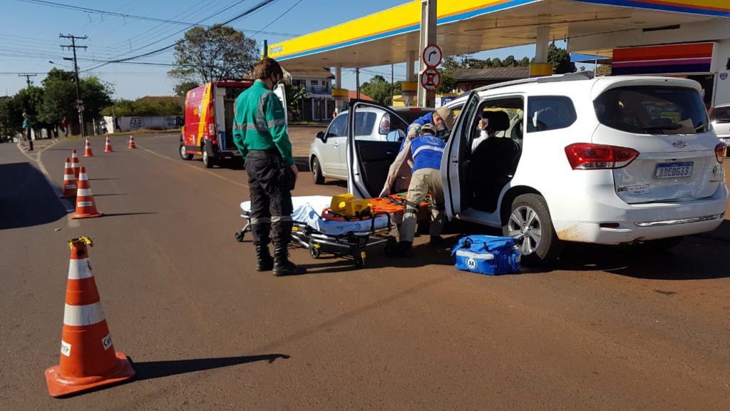 Servidora da Prefeitura fica ferida em acidente no Bairro Brasília