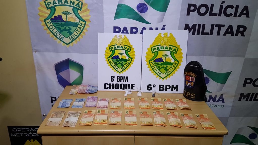 UPS Norte e Choque detêm quarteto com cocaína no Jardim Melissa