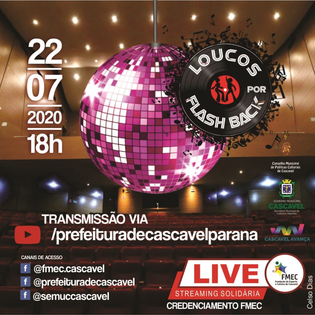 Flashback marca a Live Streaming Solidária nesta quarta-feira