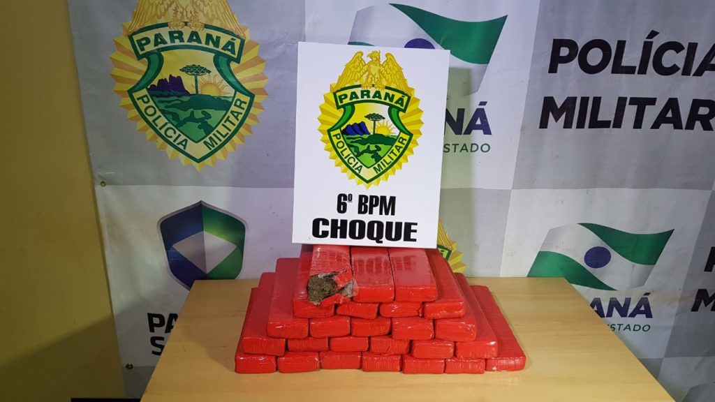 Choque detém mulher e faz apreensão de maconha na Rodoviária de Cascavel