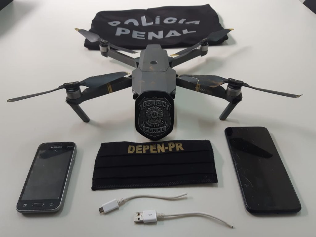 Drone com celulares é novamente aprendido em Ponta Grossa