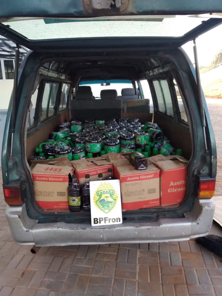 BPFron apreende 950 litros de azeite de oliva de origem Argentina