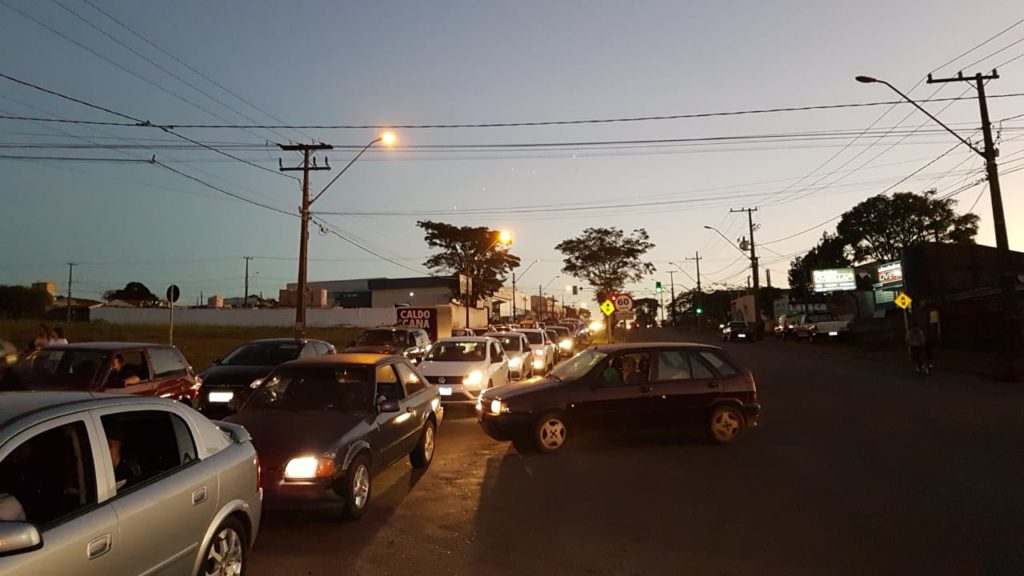 Equipe de trânsito faz estudo de tráfego em Cascavel