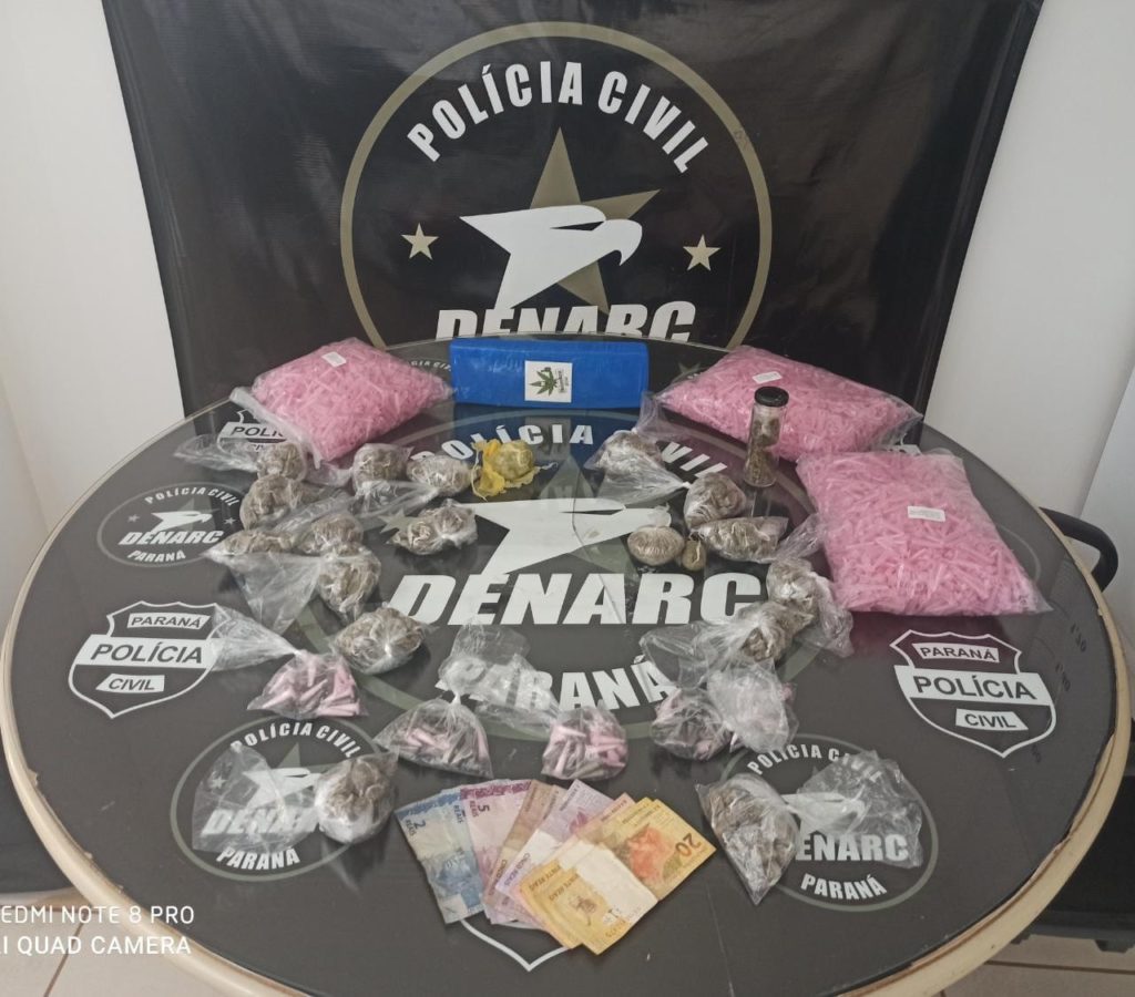 Denarc detém trio e apreende entorpecentes em Londrina