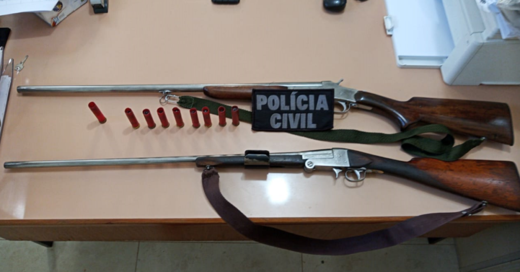 Homem é detido com duas armas de fogo pela Polícia Civil, em Peabiru