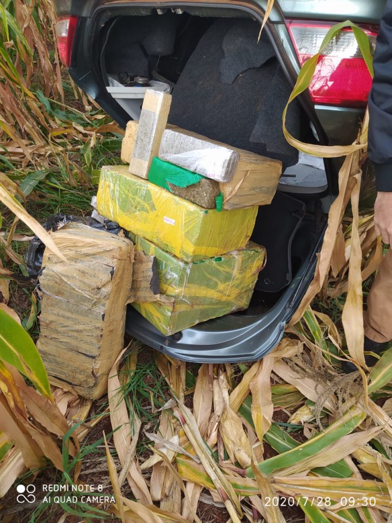 Policiais rodoviários de Marechal apreendem 119 quilos de Maconha