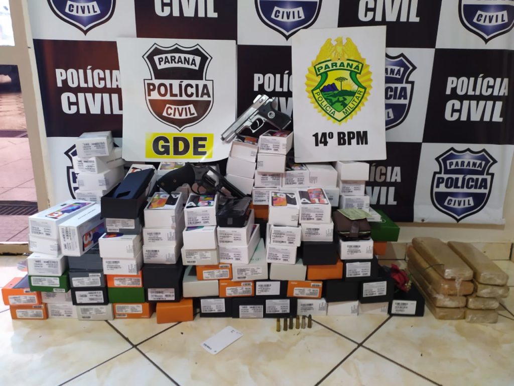Polícia Civil recupera celulares roubados avaliados em R$ 200 mil e prende suspeitos em flagrante