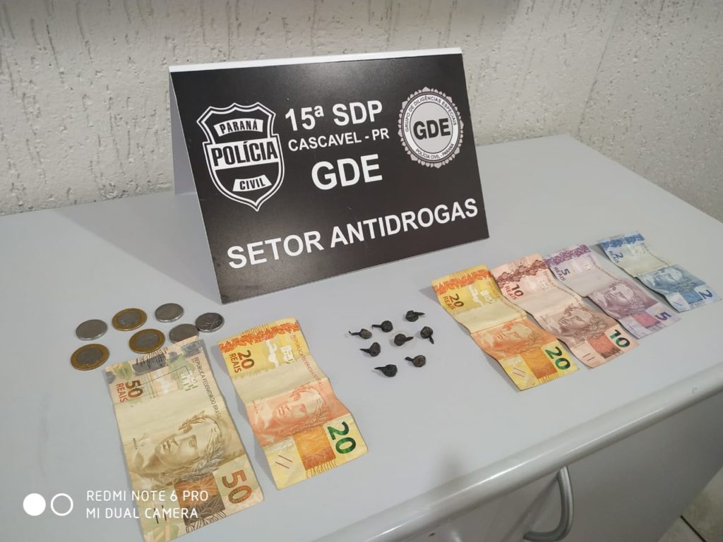 Duas pessoas são presas com drogas em ações do GDE