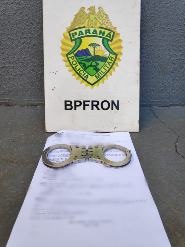 Procurado pela Justiça por crime de roubo é preso pelo BPFron em Santa Helena