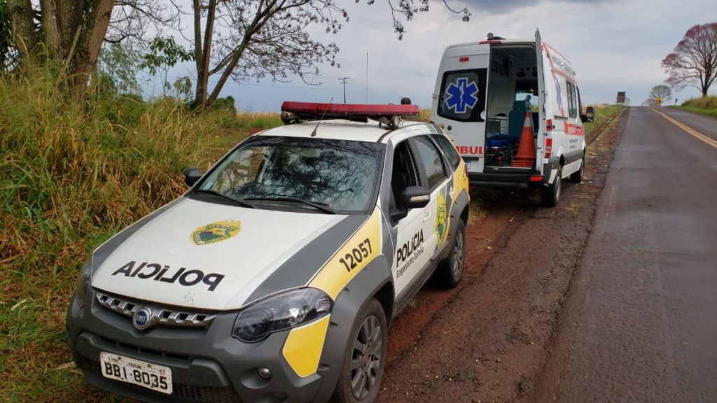 Homem é encontrado morto a tiros às margens da rodovia PR-082