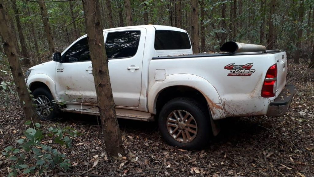 Caminhonete tomada em assalto é recuperada em Moreira Sales